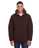 North End 88159 Men's Glacier Insulated Three-Layer Fleece Bonded Soft Shell Jacket with Detachable Hood