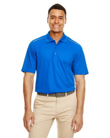 Core 365 88181R Men's Radiant Performance Piqu&#233; Polo with Reflective Piping