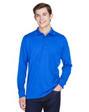 Core 365 88192P Adult Pinnacle Performance Long-Sleeve Piqué Polo with Pocket