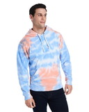 J. America 8861JA Adult Tie-Dye Pullover Hooded Sweatshirt