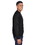 UltraClub 8926 Adult Long-Sleeve Microfiber Crossover V-Neck Wind Shirt