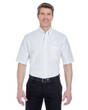 Custom UltraClub 8972T Men's Tall Classic Wrinkle-Resistant Short-Sleeve Oxford