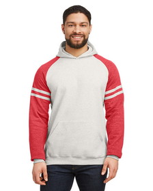 Custom JERZEES 97CR Unisex NuBlend Varsity Color-Block Hooded Sweatshirt