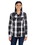 Burnside B5222 Ladies' Long-Sleeve Plaid Pattern Woven Shirt