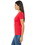 Custom Bella+Canvas 6035 Ladies' Jersey Short-Sleeve Deep V-Neck T-Shirt