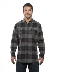 Custom Burnside B8210 Men's Plaid Flannel Shirt