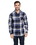 Custom Burnside B8212 Woven Plaid Flannel With Biased Pocket