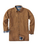 Backpacker BP7006 Men's Canvas Shirt Jacket with Flannel Lining