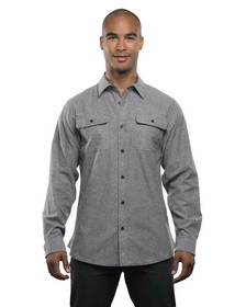 Custom Burnside BU8200 Men's Solid Flannel Shirt