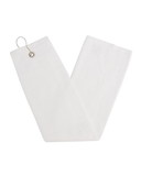 Carmel Towel C1625TG Trifold Golf Towel with Grommet and Hook