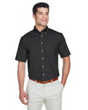 Devon & Jones D620S Men's Crown Woven Collection® Solid Broadcloth Short-Sleeve Shirt