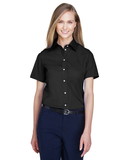 Devon & Jones D620SW Ladies' Crown WovenCollection® Solid Broadcloth Short-Sleeve Shirt