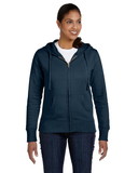 econscious EC4501 Ladies' Organic/Recycled Full-Zip Hooded Sweatshirt