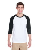 Gildan G570 Adult Heavy Cotton™ 3/4-Raglan Sleeve T-Shirt