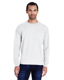 Blank and Custom ComfortWash by Hanes GDH250 Unisex 5.5 oz., 100% Ringspun Cotton Garment-Dyed Long-Sleeve T-Shirt with Pocket