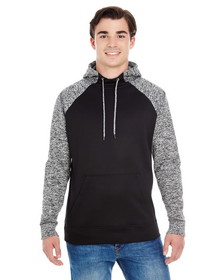 Custom J.America JA8612 Adult Colorblock Cosmic Pullover Hooded Sweatshirt