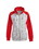 J.America JA8679 Ladies' M&#233;lange Fleece 2-Tone Full-Zip Hooded Sweatshirt