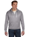 J.America JA8833 Adult Sport Lace Poly Hooded Sweatshirt
