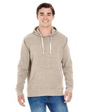 J.America JA8871 Adult Triblend Pullover Fleece Hooded Sweatshirt