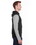 Custom J.America JA8877 Adult Triblend Fleece Sleeveless Hooded Sweatshirt