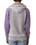 J.America JA8926 Ladies' Zen Contrast Pullover Hooded Sweatshirt