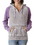 J.America JA8926 Ladies' Zen Contrast Pullover Hooded Sweatshirt