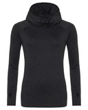Just Hoods By AWDis JCA038 Ladies' Cool Cowl-Neck Long-Sleeve T-Shirt