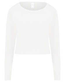 Just Hoods By AWDis JHA035 Ladies' Cropped Pullover Sweatshirt