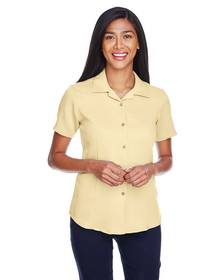 Custom Harriton M570W Ladies' Bahama Cord Camp Shirt