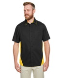 Custom Harriton M586 Men's Flash IL Colorblock Short Sleeve Shirt