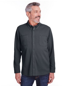 Harriton M708 Adult StainBloc&#153; Pique Fleece Shirt-Jacket