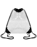 Liberty Bags OAD5007 Clear Drawstring Pack
