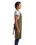 Custom Artisan Collection by Reprime RP121 Unisex 'Barley' Contrast Stitch Sustainable Bib Apron