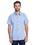 Custom Artisan Collection by Reprime RP221 Mens Microcheck Gingham Short-Sleeve Cotton Shirt