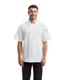 Custom Artisan Collection by Reprime RP656 Unisex Shirt-Sleeve Sustainable Chef's Jacket
