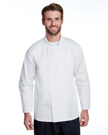 Custom Artisan Collection by Reprime RP665 Unisex Studded Front Long-Sleeve Chef's Coat