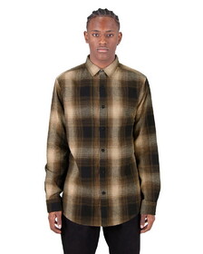 Shaka Wear SHHFS Men's Plaid Flannel Overshirt