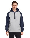 Team 365 TT96CB Unisex Zone HydroSport™ Heavyweight Colorblock Hooded Sweatshirt