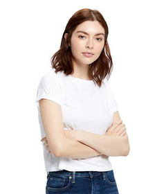 Custom US Blanks US521 Ladies' Short Sleeve Crop T-Shirt