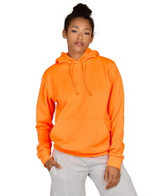 Custom US Blanks US5412 Unisex Made in USA Neon Pullover Hooded Sweatshirt