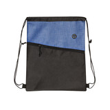 Custom Prime Line BG219 Tonal Heathered Non-Woven Drawstring Backpack
