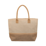 Custom Prime Line LT-3435 Wanderlust Laminated Jute And Canvas Tote