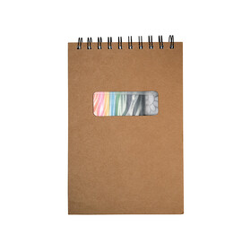 Custom Prime Line TY510 Notebook With Colored Pencils