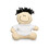 Custom MopToppers TY6022 7" Moptoppers&#174; Plush With T-Shirt