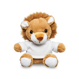 Custom Prime Line TY6035 7" Plush Lion With T-Shirt