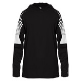 Badger Sport 221100 Lineup L/S Youth Hood Tee