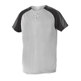 Custom Alleson Athletic 5063CH Adult 2 Button Henley Baseball Jersey