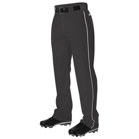 Alleson Athletic PWRPBP Adult Warp Knit Baseball Pant With Side Braid