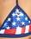 Arena 004834 Stars and Stripes Tie Back Top