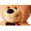 GOGO 48" Lovely Light Brown Bear Plush Toy, Big Plush, Gift Idea